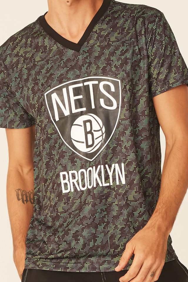 Camiseta-NBA-Especial-Estampada-Brooklyn-Nets-Preta