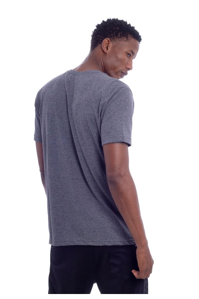Camiseta-NBA-Estampada-Brooklyn-Nets-Casual-Cinza-Mescla-Escuro
