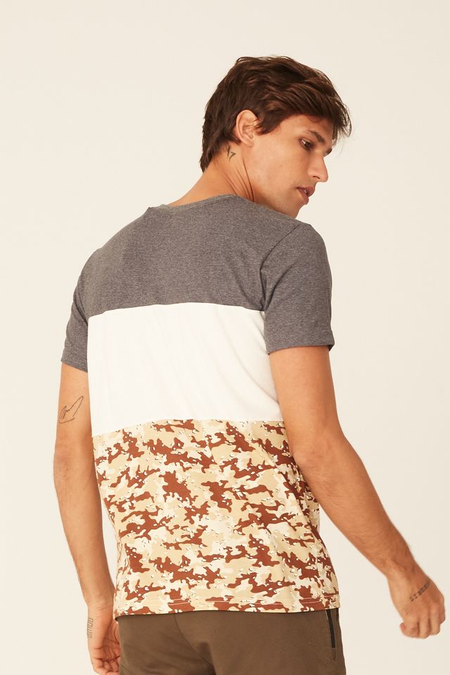 Camiseta-Starter-Especial-Black-Label-Desert-Cinza-Mescla-Escuro