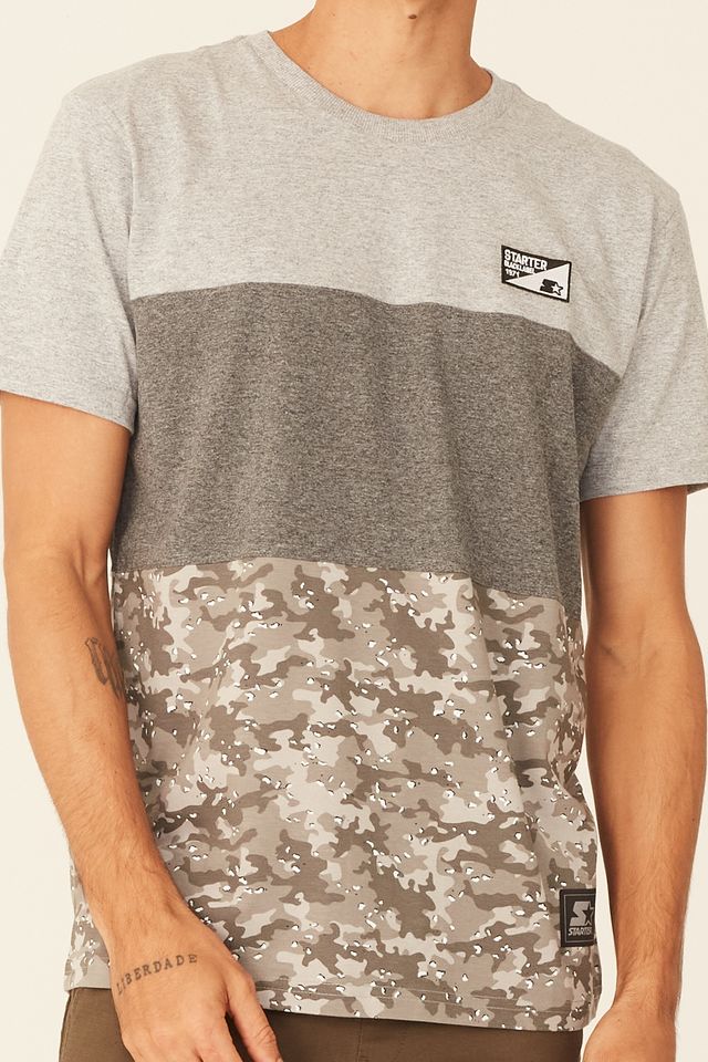 Camiseta-Starter-Especial-Black-Label-Desert-Cinza-Mescla