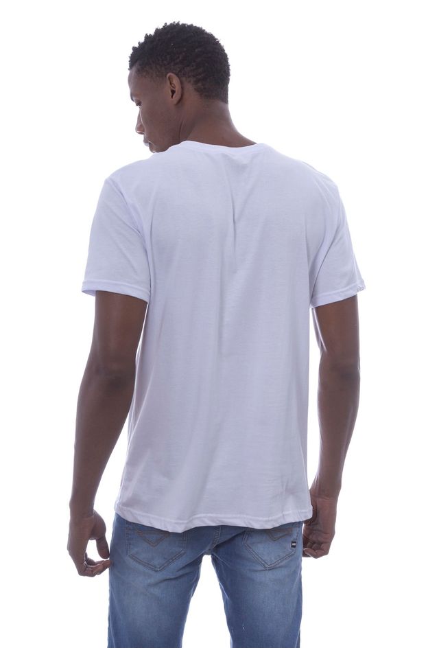 Camiseta-NBA-Estampada-Big-Logo-Los-Angeles-Lakers-Casual-Branca