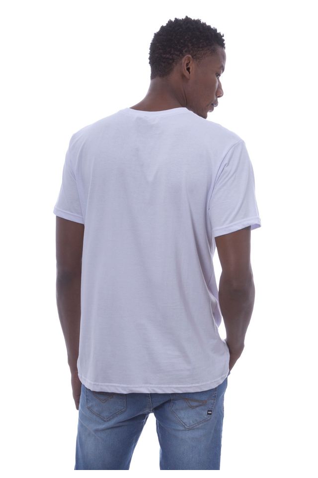 Camiseta-NBA-Estampada-Big-Logo-Los-Angeles-Lakers-Casual-Branca