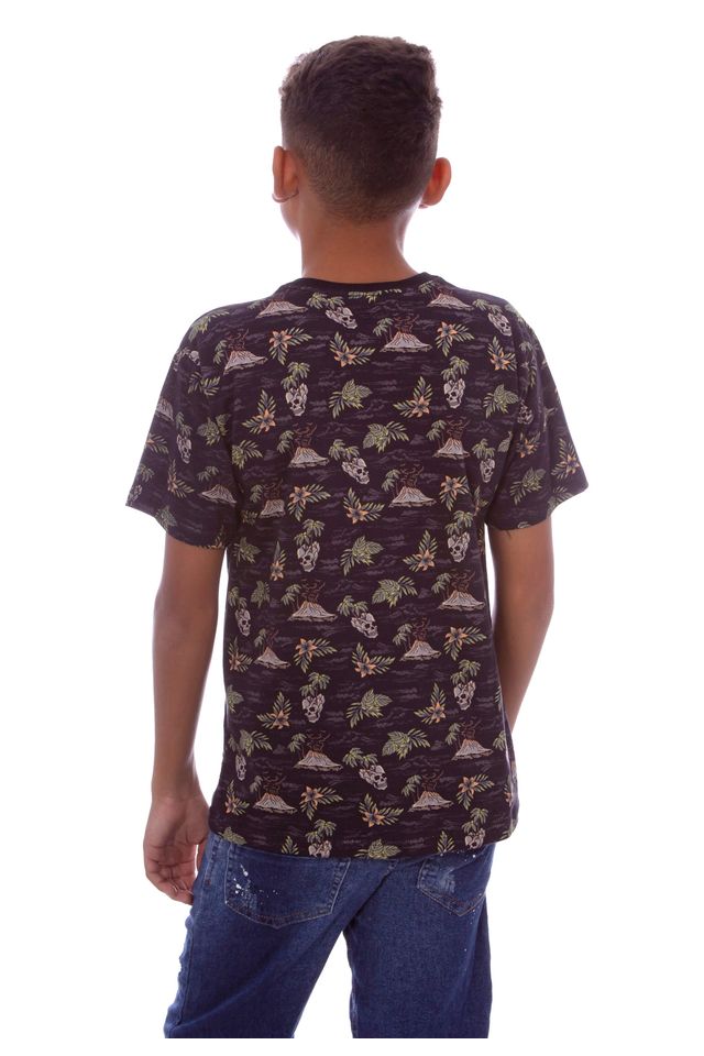 Camiseta-HD-Juvenil-Especial-Estampada-Island-Preta