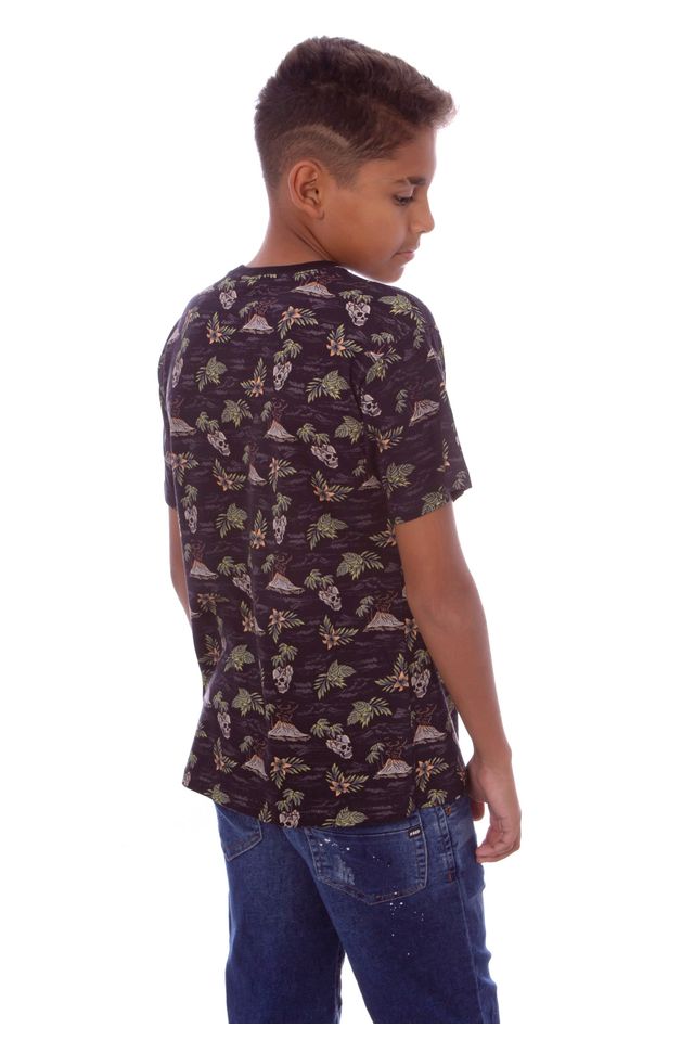 Camiseta-HD-Juvenil-Especial-Estampada-Island-Preta