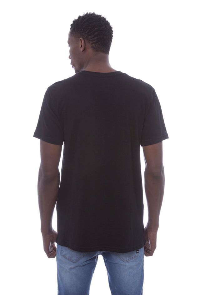 Camiseta-NBA-Estampada-Big-Logo-Brooklyn-Nets-Casual-Preta