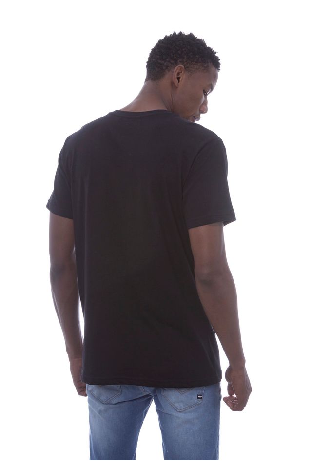 Camiseta-NBA-Estampada-Big-Logo-Brooklyn-Nets-Casual-Preta
