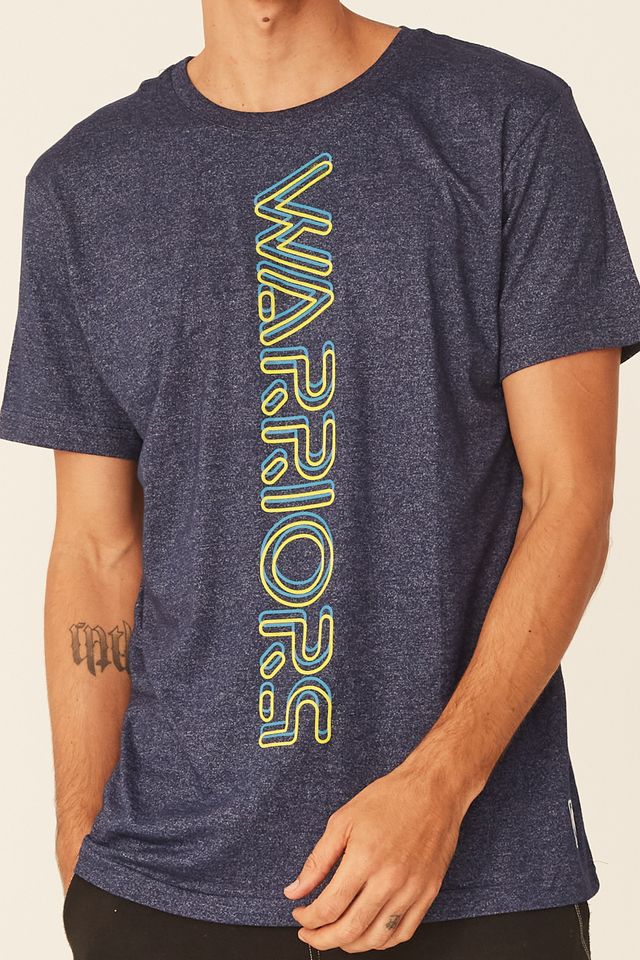 Camiseta-NBA-Especial-Golden-State-Warriors-Casual-Azul