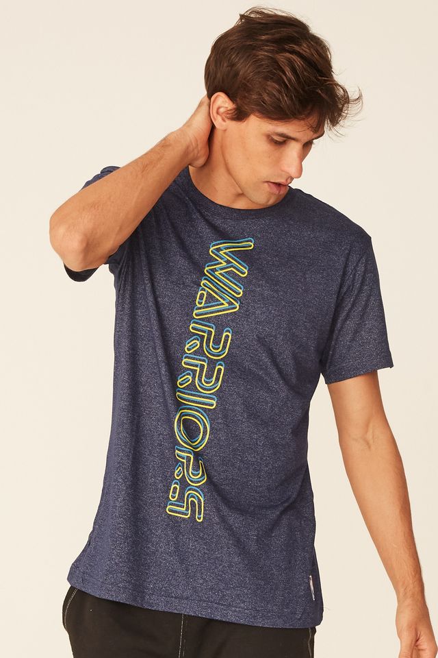 Camiseta-NBA-Especial-Golden-State-Warriors-Casual-Azul