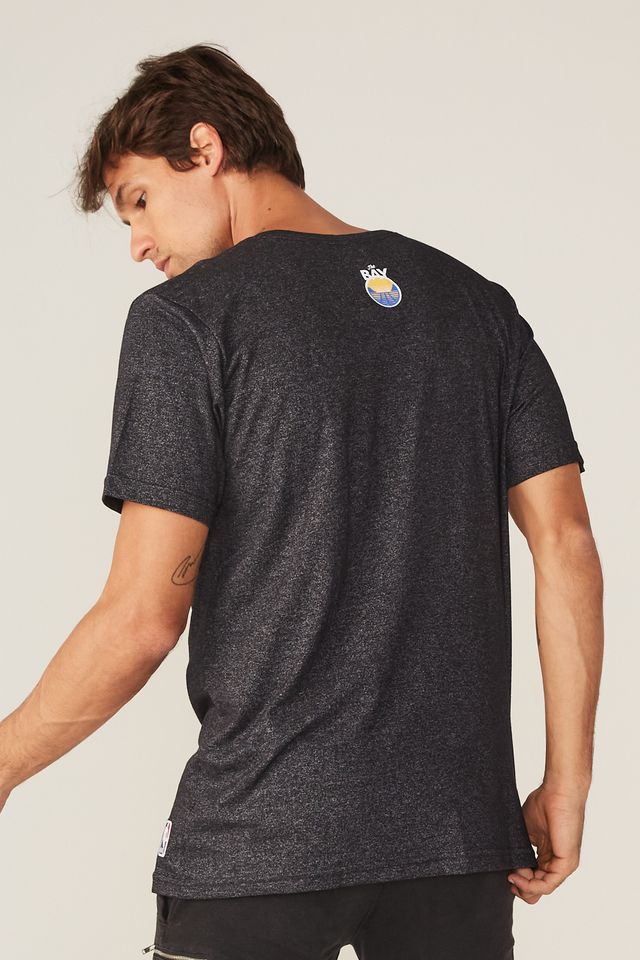 Camiseta-NBA-Especial-Golden-State-Warriors-Casual-Preta