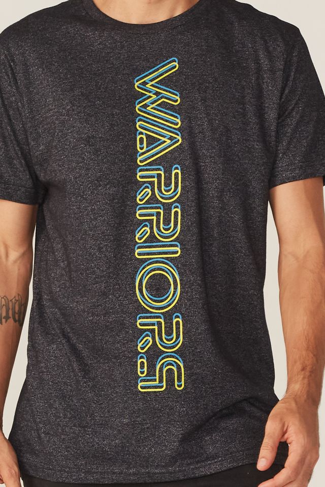Camiseta-NBA-Especial-Golden-State-Warriors-Casual-Preta