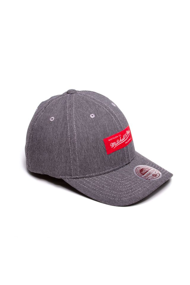 Bone-Mitchell---Ness-Aba-Curva-Flex-Fit-Branded-Preto