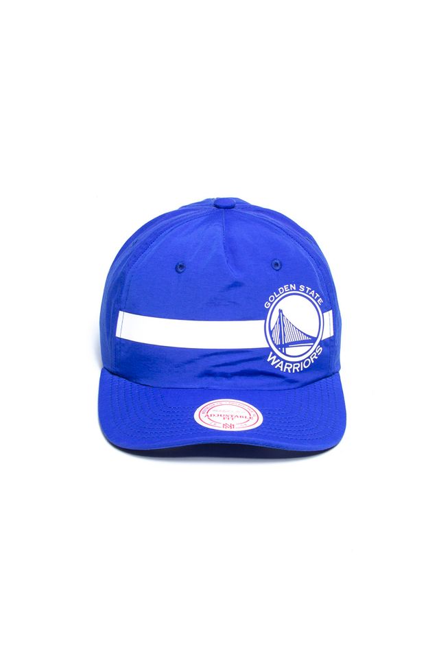 Bone-Mitchell---Ness-NBA-Aba-Curva-Snapback-Golden-State-Warriors-Azul Bone-Mitchell---Ness-NBA-Aba-Curva-Snapback-Golden-State-Warriors-Azul