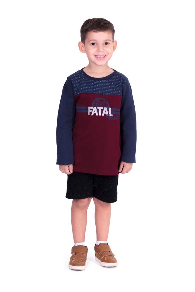 Moletom-Fatal-Infantil-Especial-Fechado-Gola-Careca-Vinho