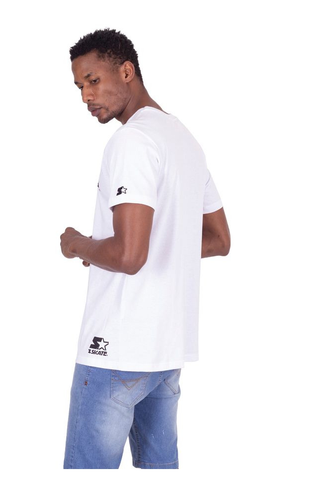 Camiseta-Starter-Estampada-Collab-Cemporcento-Skate-Branca
