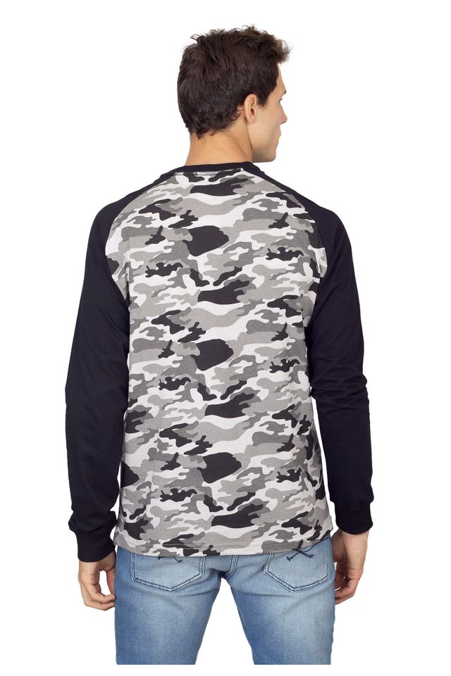 Camiseta-HD-Manga-Longa-Raglan-Camuflada-Preta