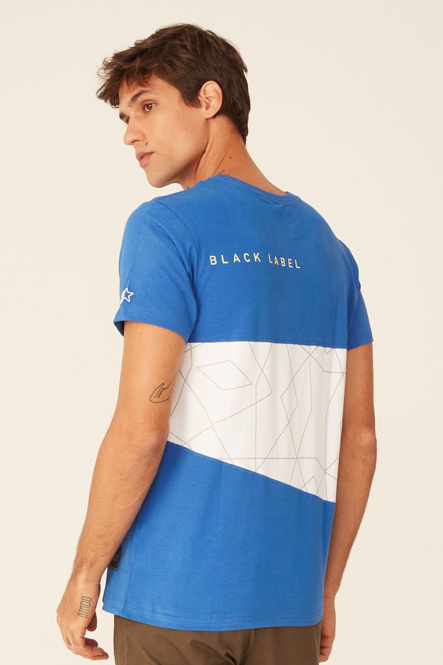 Camiseta-Starter-Recortada-Black-Label-Azul