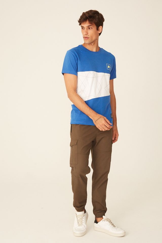 Camiseta-Starter-Recortada-Black-Label-Azul