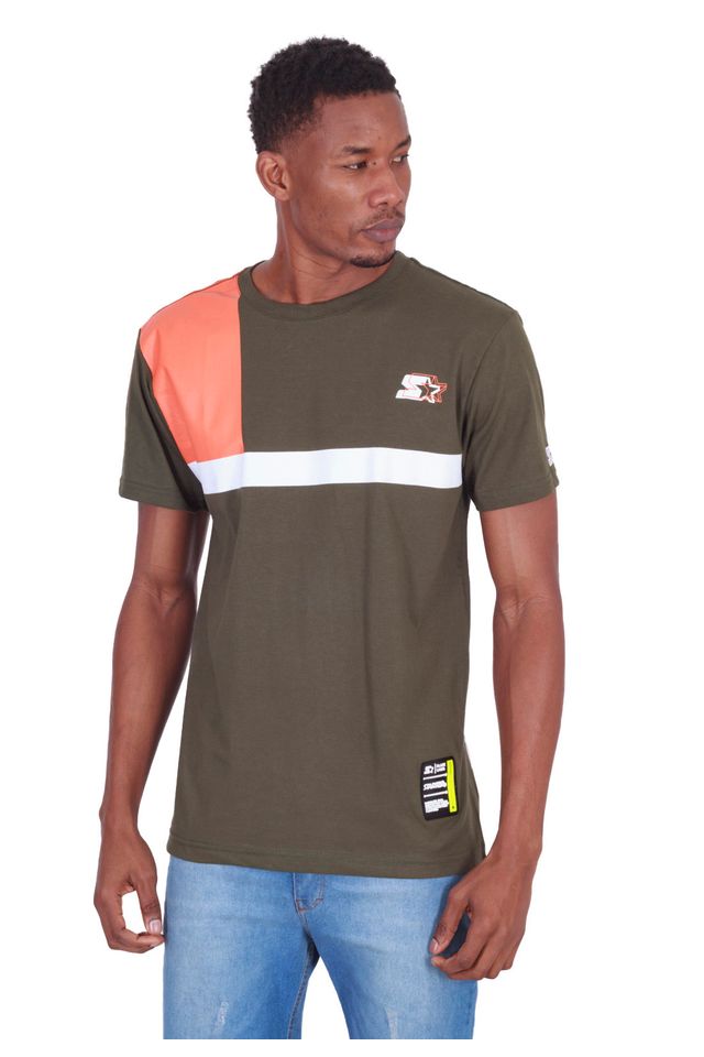 Camiseta-Starter-Estampada-Black-Label-Verde
