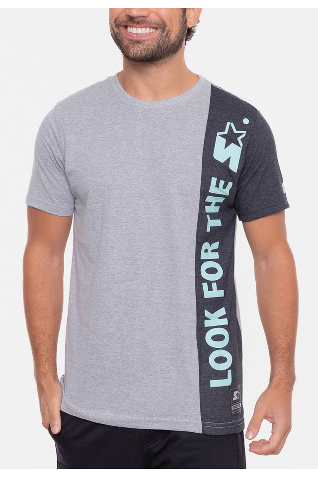 Camiseta-Starter-Especial-Look-For-The-Star-Cinza-Mescla
