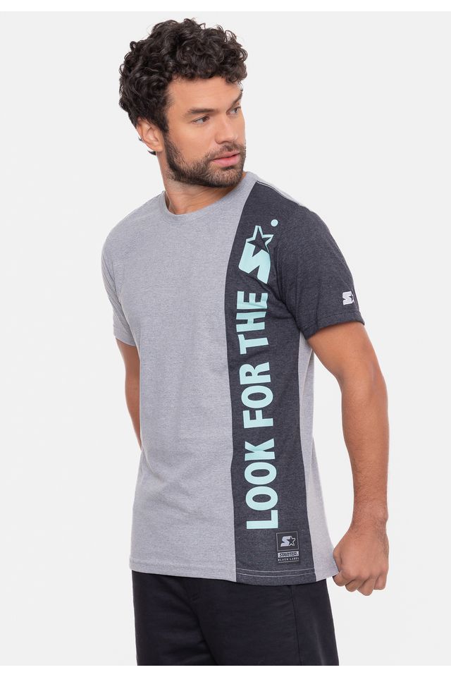 Camiseta-Starter-Especial-Look-For-The-Star-Cinza-Mescla