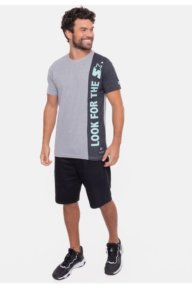 Camiseta-Starter-Especial-Look-For-The-Star-Cinza-Mescla