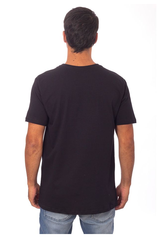 Camiseta-NBA-Estampada-Brooklyn-Nets-Casual-Preta