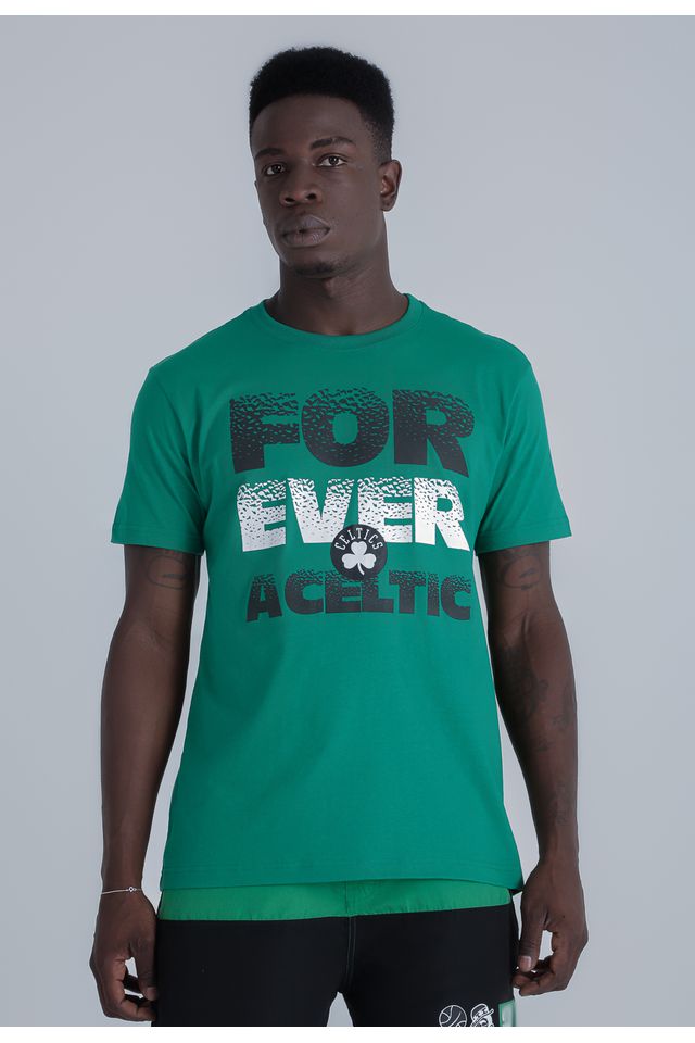 Camiseta-NBA-Estampada-Boston-Celtics-Casual-Verde