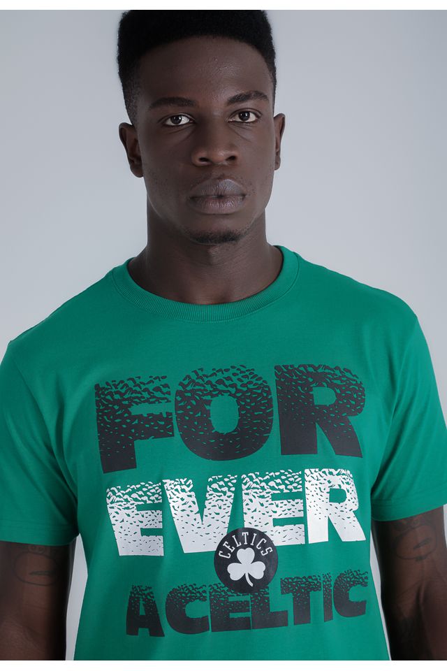 Camiseta-NBA-Estampada-Boston-Celtics-Casual-Verde