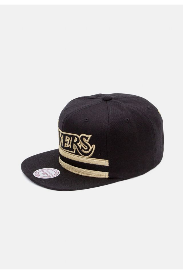 Bone-Mitchell---Ness-Aba-Reta-Snapback-Los-Angeles-Lakers-Kobe-Bryant-Preto