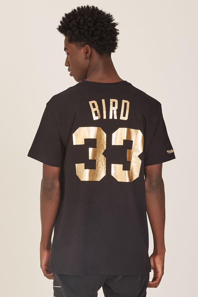 Camiseta-Mitchell---Ness-Estampada-Boston-Celtics-Larry-Bird-Preta