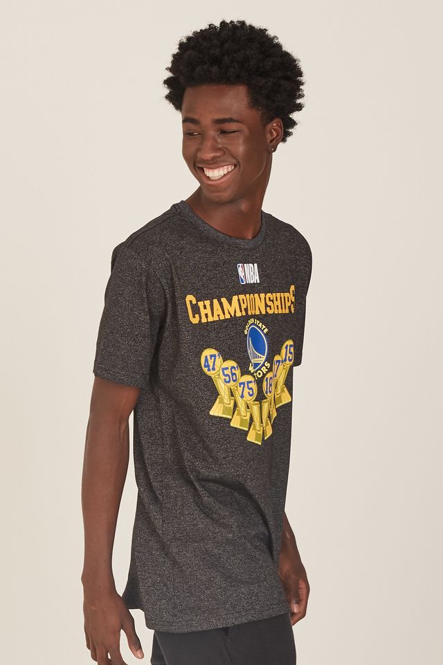 Camiseta-NBA-Especial-Golden-State-Warriors-Casual-Preta