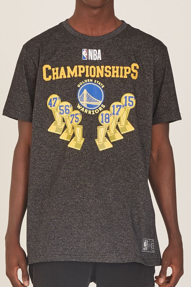 Camiseta-NBA-Especial-Golden-State-Warriors-Casual-Preta