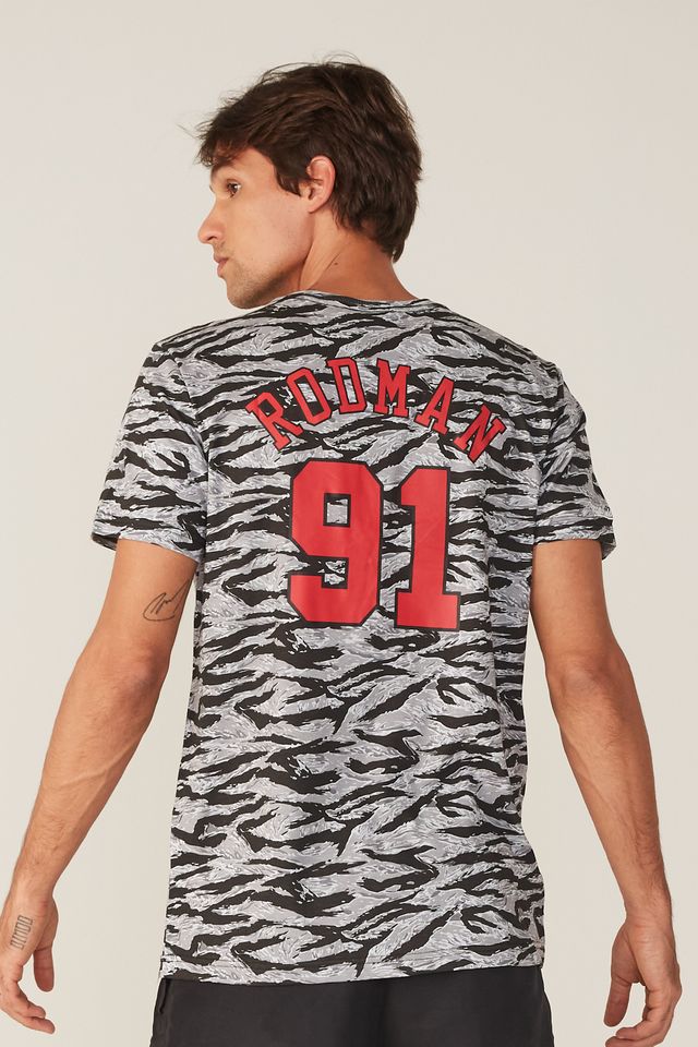 Camiseta-Mitchell---Ness-Especial-Chicago-Bulls-Dennis-Rodman-Cinza