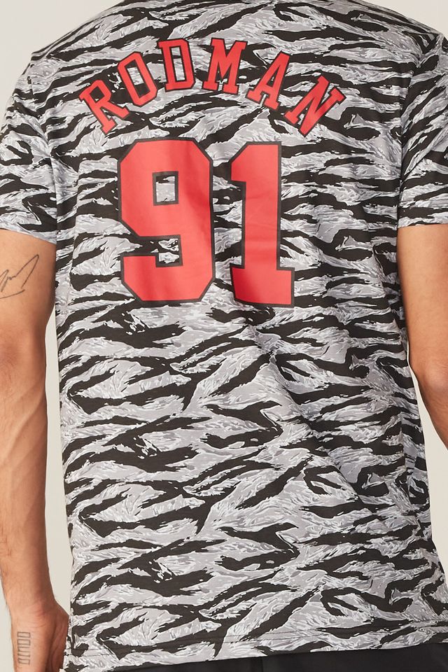 Camiseta-Mitchell---Ness-Especial-Chicago-Bulls-Dennis-Rodman-Cinza