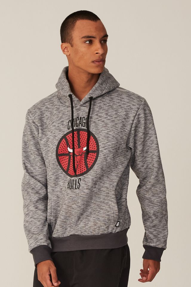 Moletom-NBA-Fechado-Com-Capuz-Chicago-Bulls-Cinza-Mescla