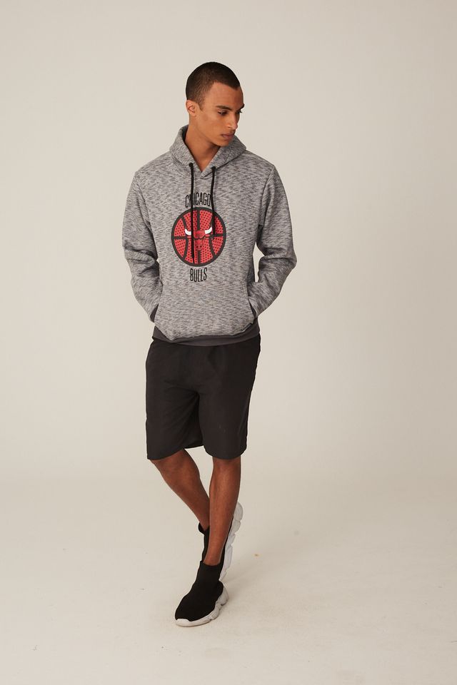 Moletom-NBA-Fechado-Com-Capuz-Chicago-Bulls-Cinza-Mescla