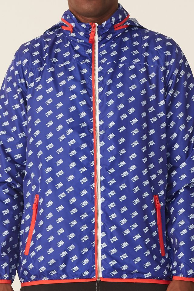 Jaqueta-NBA-Corta-Vento-Aberta-Com-Capuz-Azul