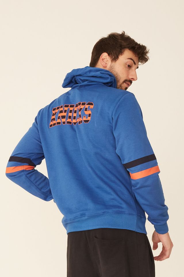 Moletom-NBA-Fechado-Com-Capuz-New-York-Knicks-Azul