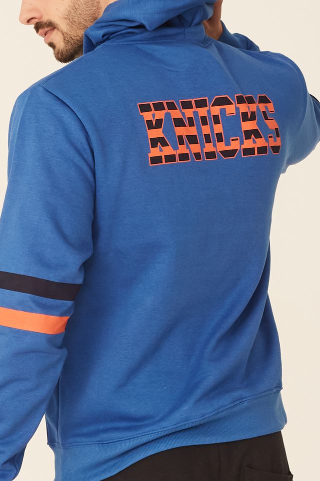 Moletom-NBA-Fechado-Com-Capuz-New-York-Knicks-Azul