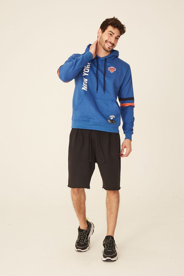 Moletom-NBA-Fechado-Com-Capuz-New-York-Knicks-Azul