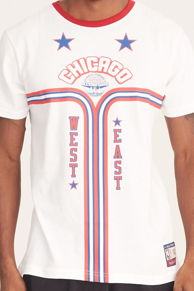 Camiseta-Mitchell---Ness-Estampada-West-and-East-Off-White