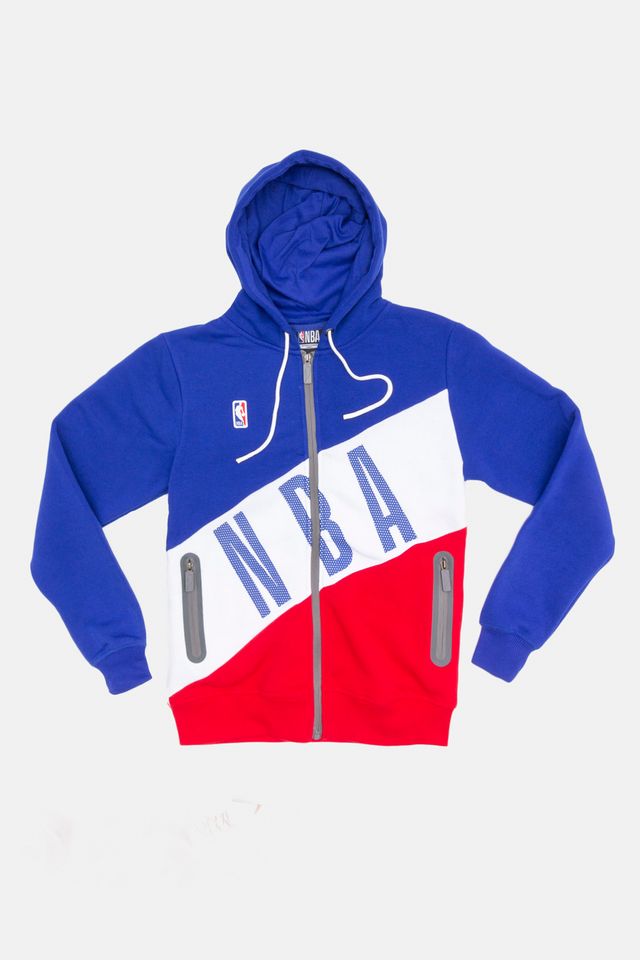 Moletom-NBA-Juvenil-Aberto-Com-Capuz-Logo-Azul