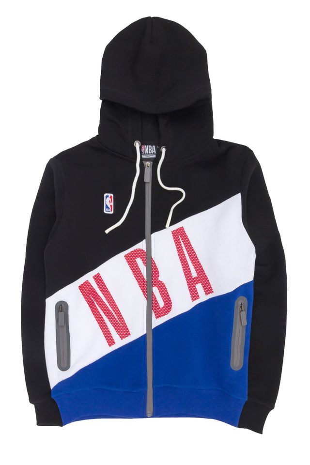 Moletom-NBA-Juvenil-Aberto-Com-Capuz-Preto