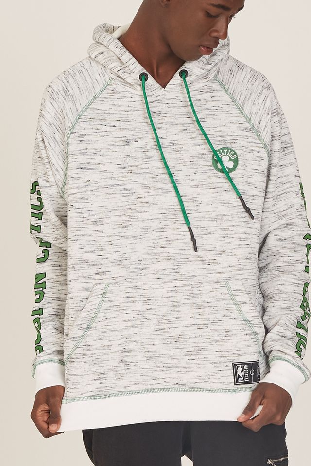 Moletom NBA Fechado Com Capuz Boston Celtics Off White Urbane