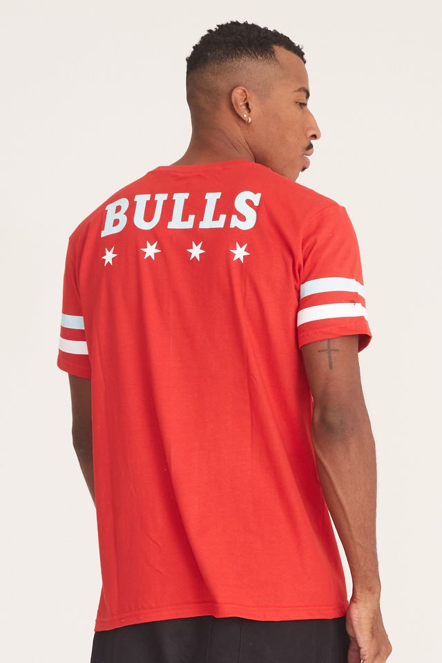 Camiseta-NBA-Especial-Chicago-Bulls-Casual-Vermelha