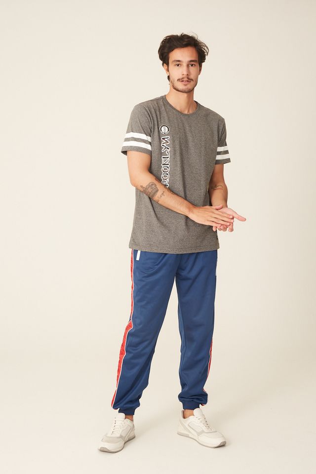 Camiseta-NBA-Especial-Brooklyn-Nets-Casual-Cinza-Mescla-Escuro