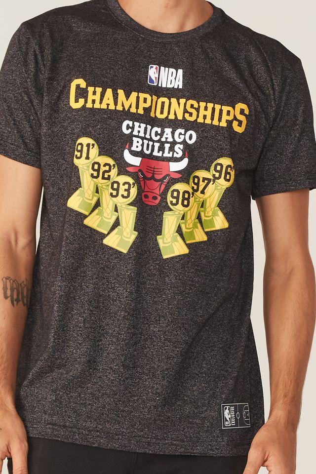 Camiseta-NBA-Especial-Champion-Chicago-Bulls-Casual-Preta