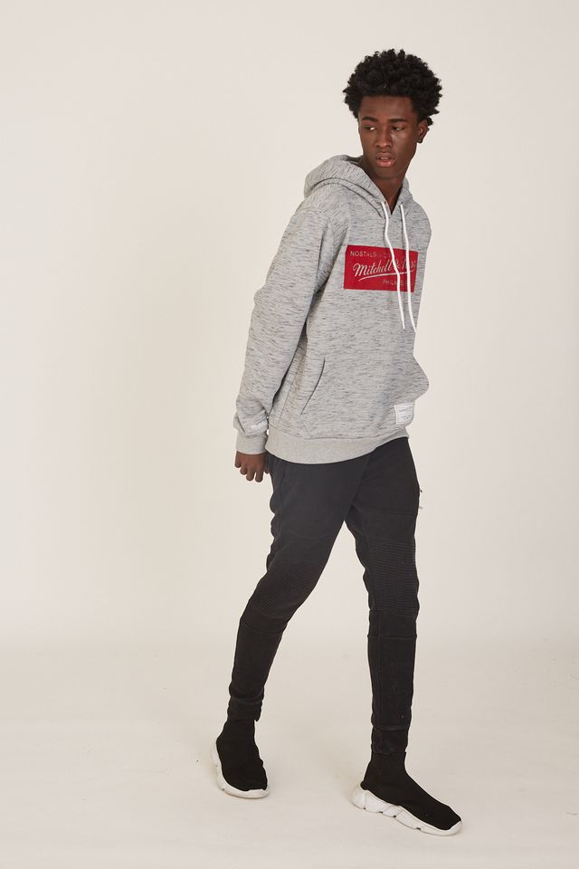 Moletom-Mitchell---Ness-Fechado-com-Capuz-Branded-Cinza-Mescla