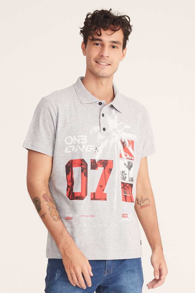 Camisa-Polo-Onbongo-Especial-Cinza-Mescla