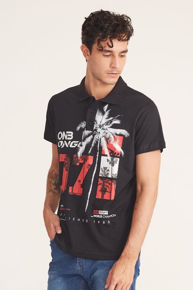 Camisa-Polo-Onbongo-Especial-Preta